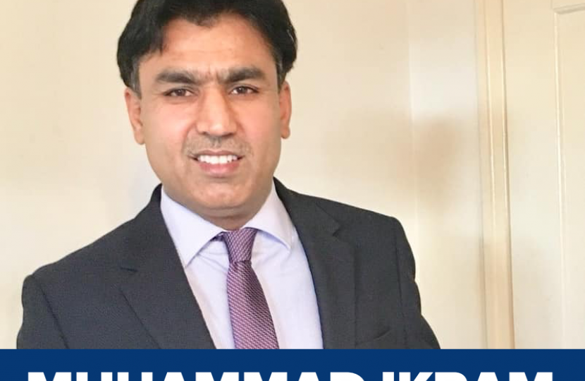 Muhammad Ikram, conservative Candidate for East Ward