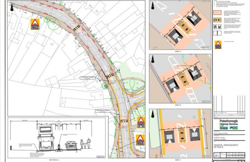 Road plans for Elmfield road 